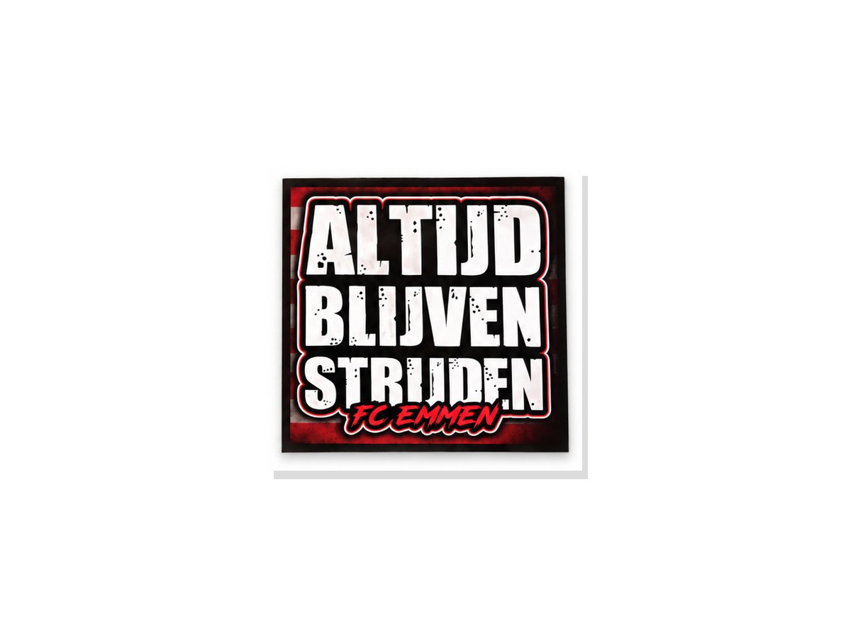 Altijd blijven strijden FC Emmen